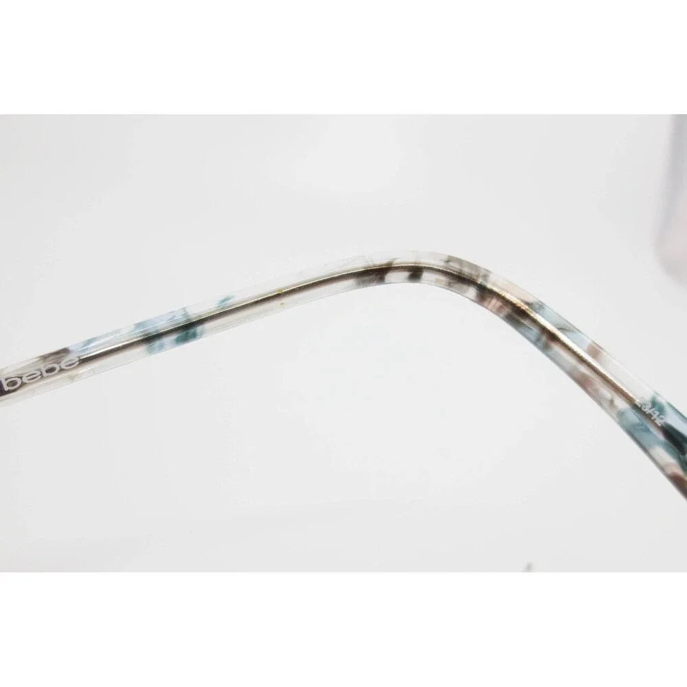 Bebe BB5215 Blue Floral Tortoise Rose Gold Optical Frames 52-16-135 Eyeglasses